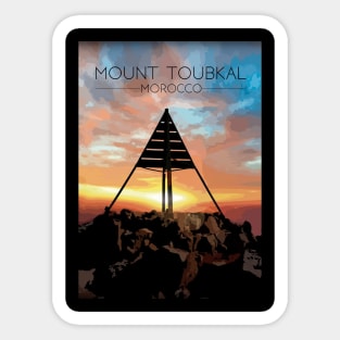 Mount Toubkal Sticker